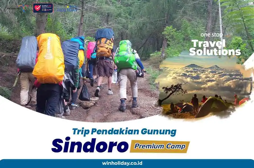 tour pendakian gunung sindoro premium camp