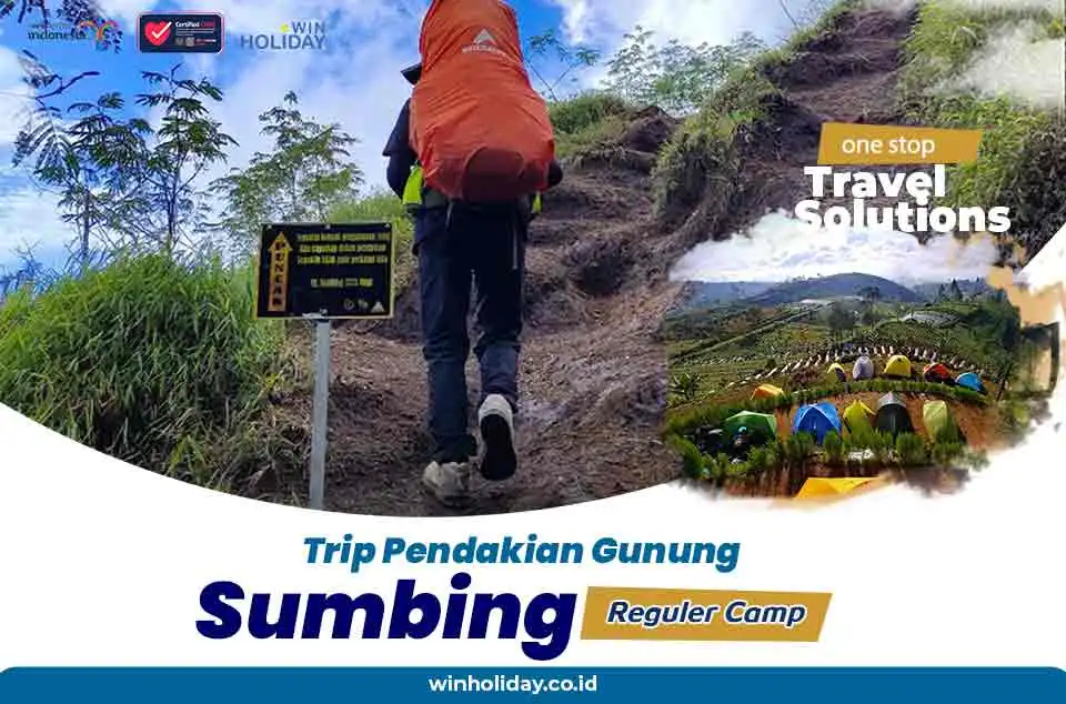 tour pendakian gunung sumbing reguler camp