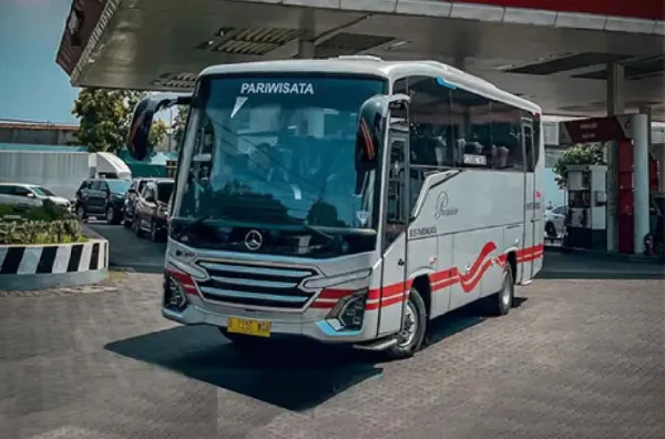 Harga sewa bus 30 seat Bekasi Papandayan