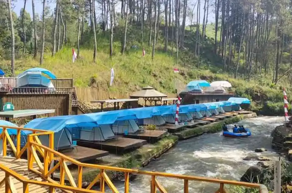 Lokasi rafting Situ Cileunca