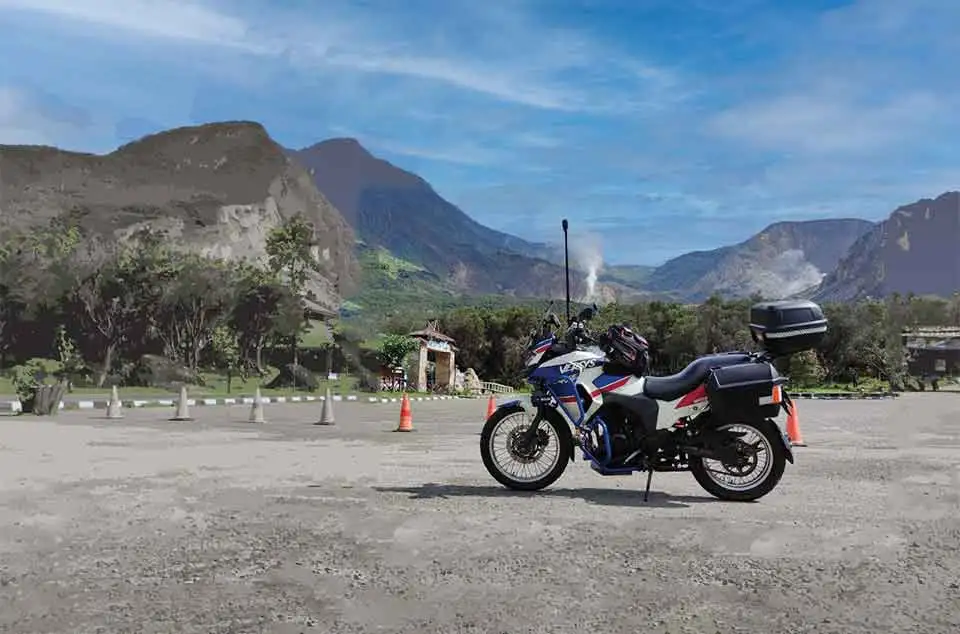 Biaya naik motor ke Papandayan