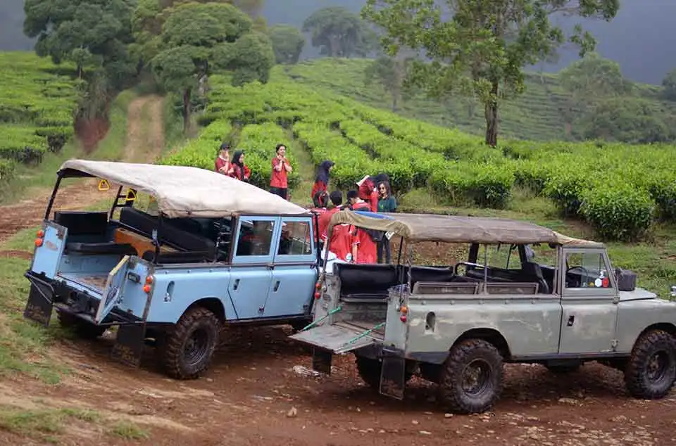 Jalur offroad di Pangalengan