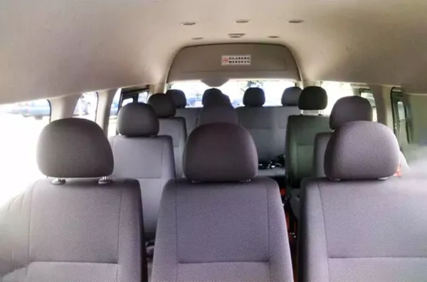 Kapasitas penumpang Toyota Hiace