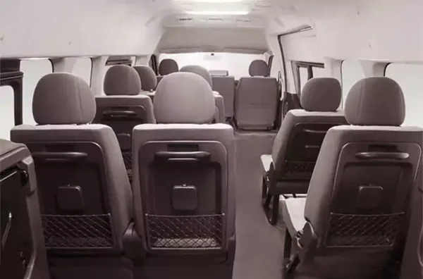 Kenyamanan Hiace untuk perjalanan jauh