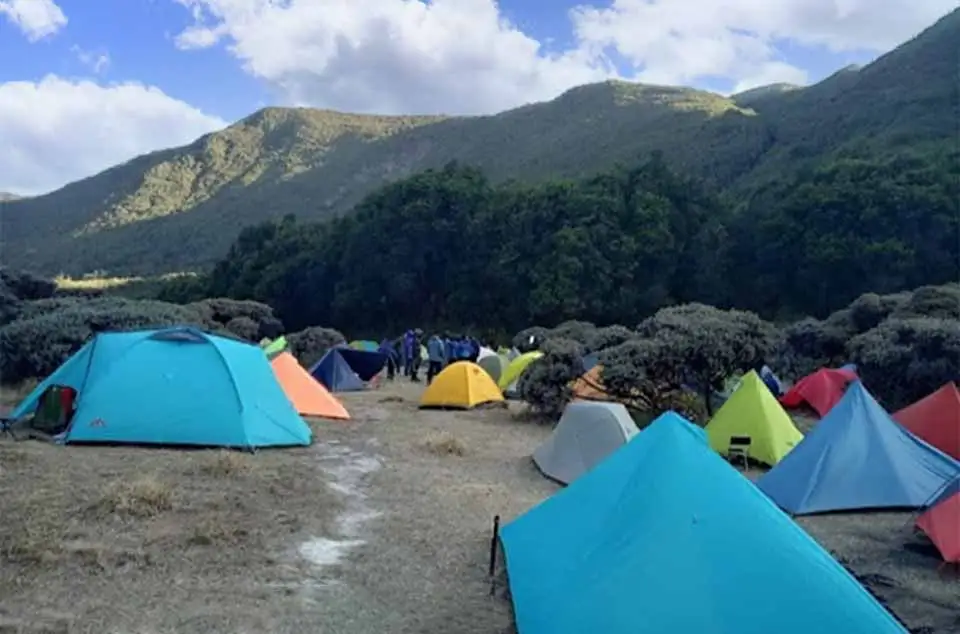 Papandayan campground