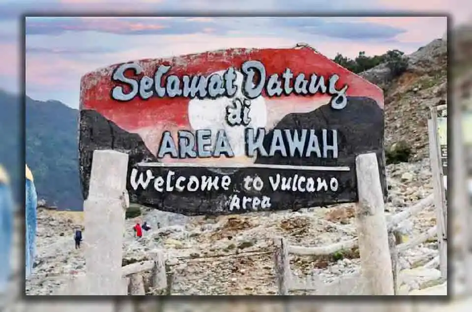 Pemandangan Kawah Gunung Papandayan