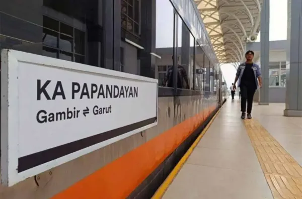 Rute kereta api ke Papandayan