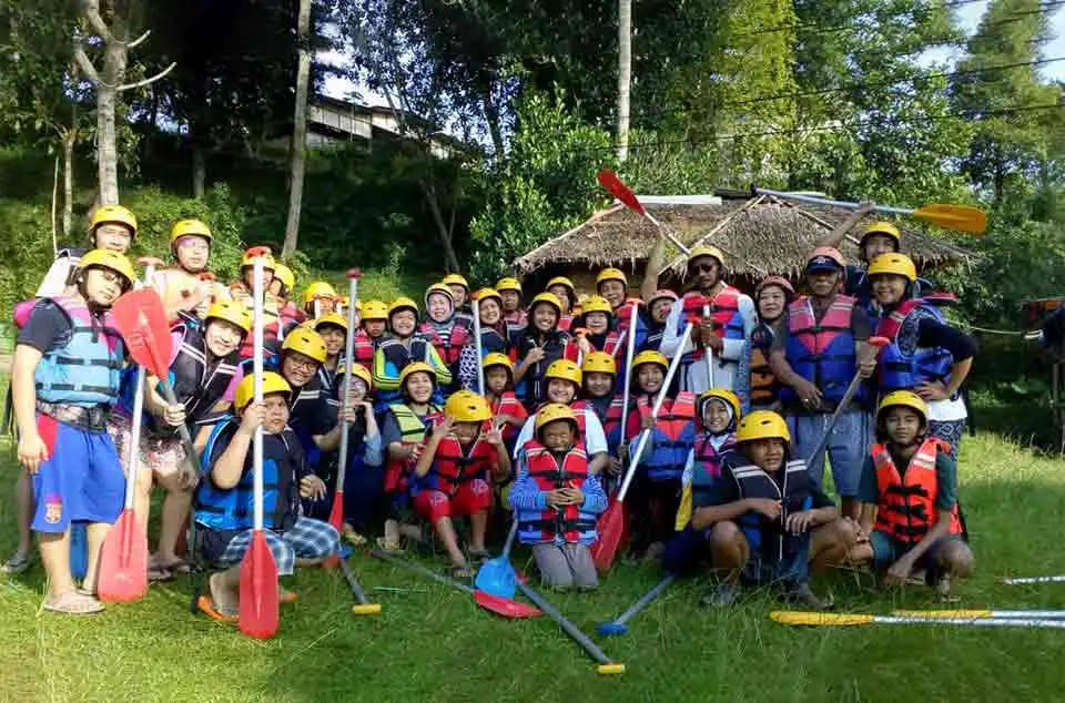 arung jeram Pangalengan terbaik untuk pemula