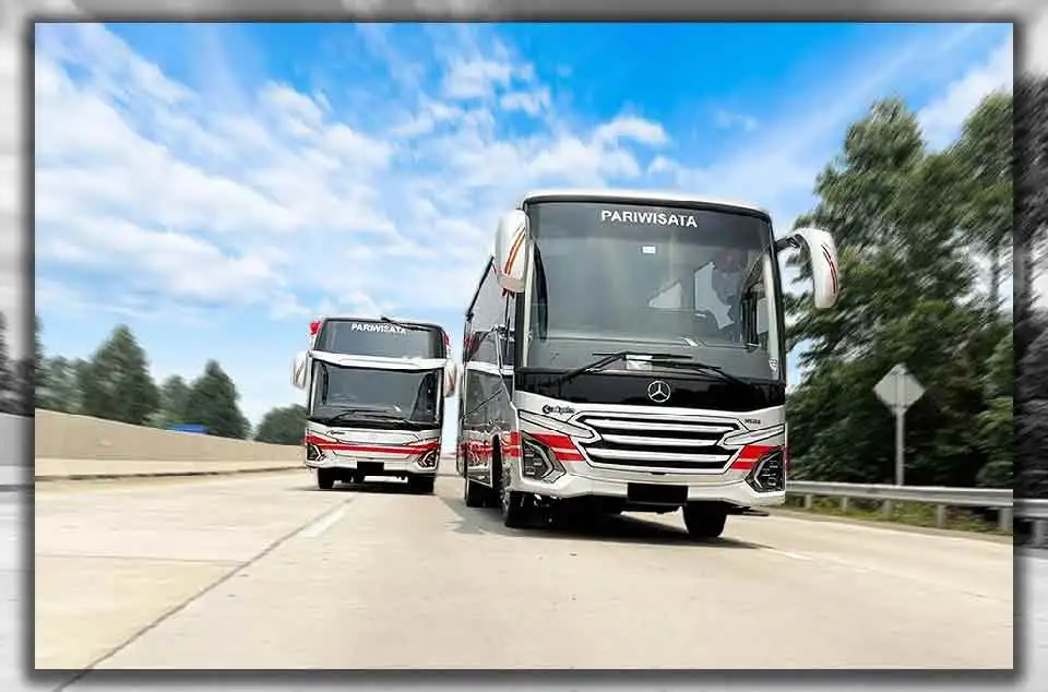 cara membaca Uji KIR Digital bus pariwisata di Jakarta