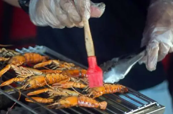 kuliner Seafood di pantai Pangandaran