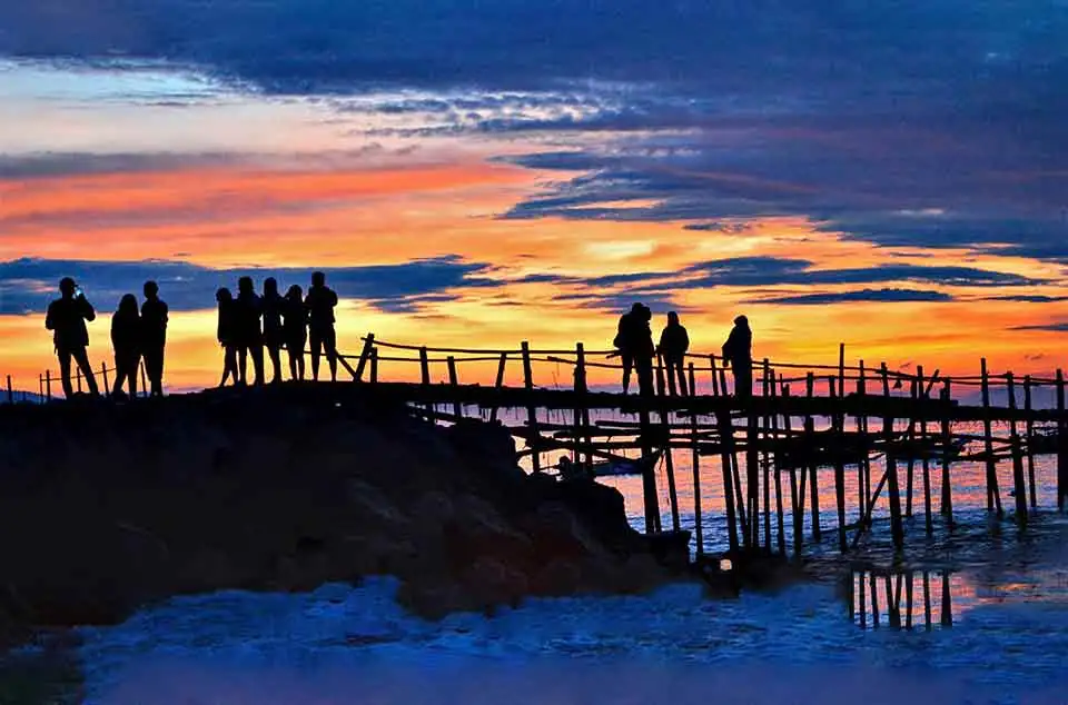 spot foto Sunset paling Instagramable di Pangandaran