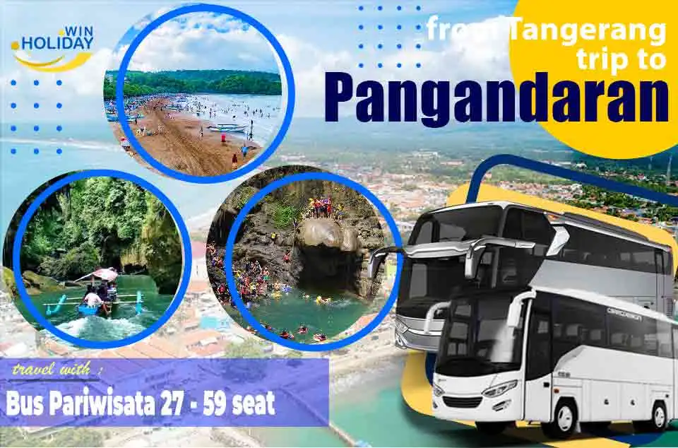 Sewa bus pariwisata Tangerang Pangandaran