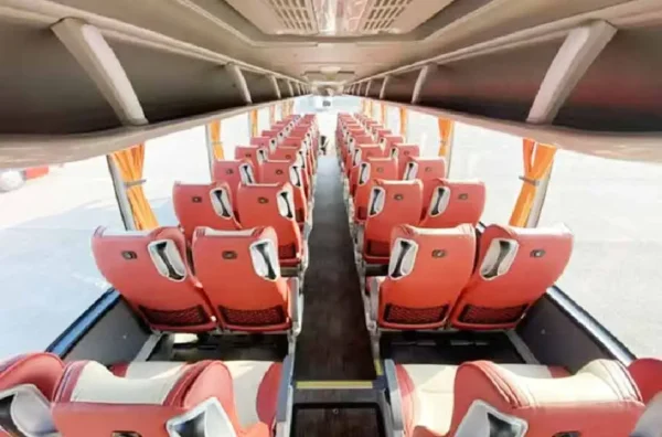 sewa bus pariwisata murah di Jakarta dengan kursi reclining