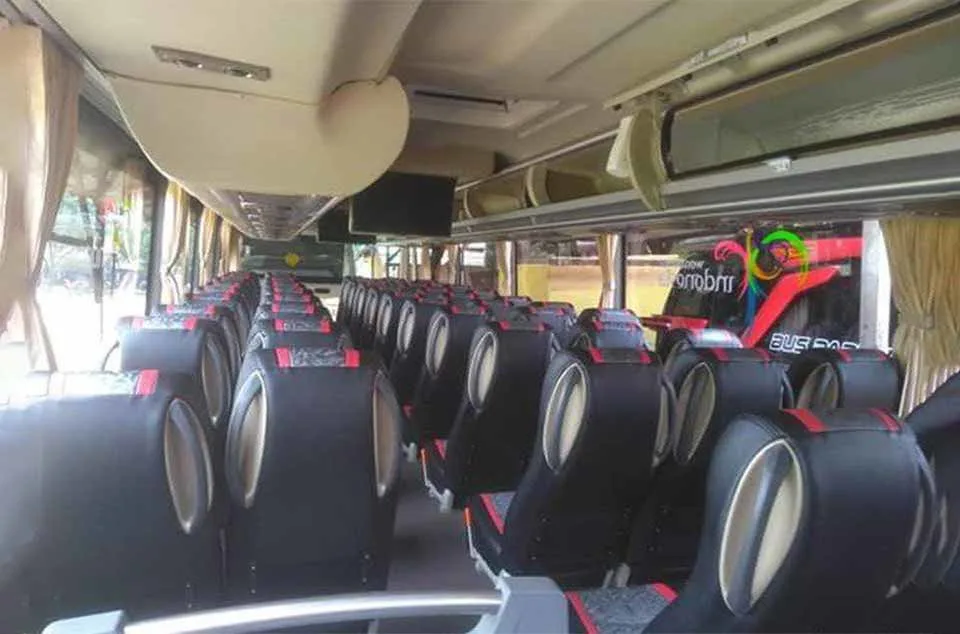 bus pariwisata Bogor dengan filter udara HEPA