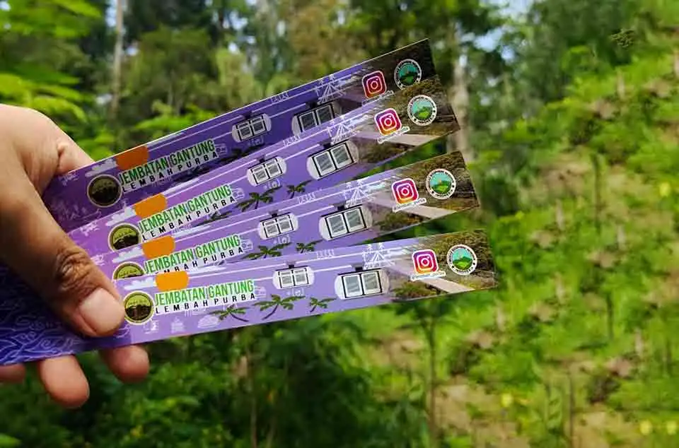 harga paket VIP Situ Gunung Suspension Bridge