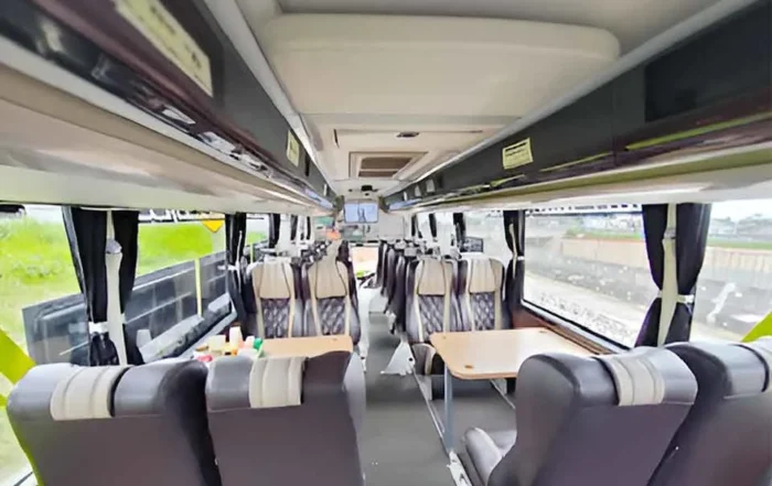 cara setting bangku bus untuk meeting