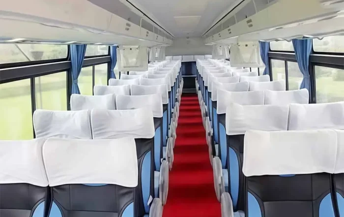 desain interior bus eksekutif Jakarta
