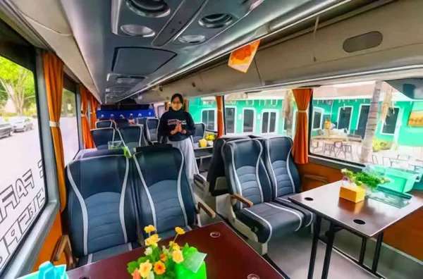 harga sewa bus luxury Depok