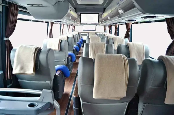 sewa bus luxury Jakarta seat 2-1