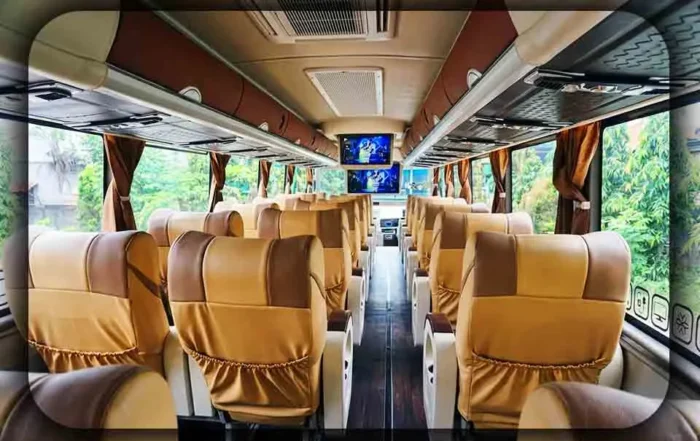 Bangku Bus Pariwisata 2-1 Eksekutif untuk Pilihan Perjalanan dari Tangerang