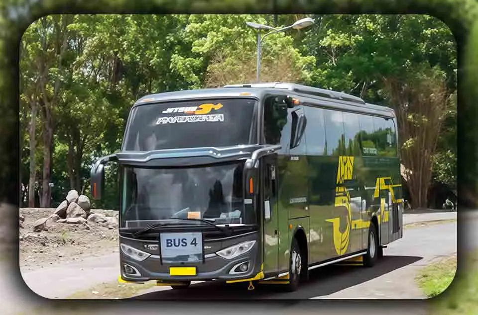 Keseimbangan Berat dan Tenaga Bus Kapasitas Besar saat Melewati Rute Bogor