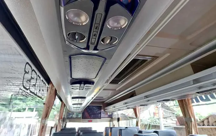 fasilitas bus pariwisata eksekutif rute luar kota