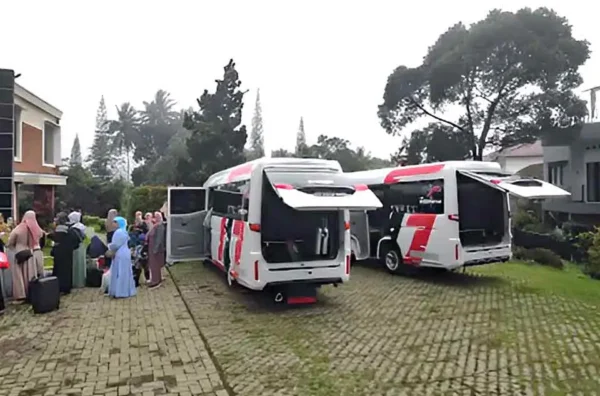 lokasi dan rute menuju Monas