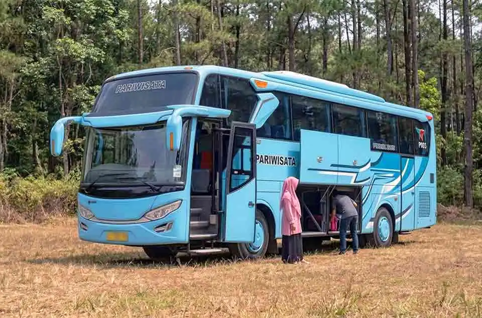 cara menurunkan angka opasitas bus diesel pariwisata