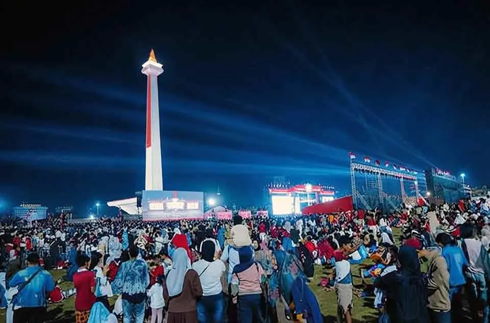 event Monas malam ini konser musik gratis