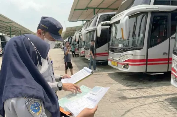 cek kelayakan KIR bus pariwisata Jakarta