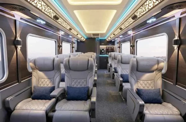 sewa bus medium luxury keluarga Tangerang