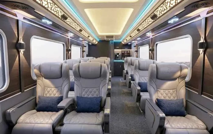 sewa bus medium luxury keluarga Tangerang
