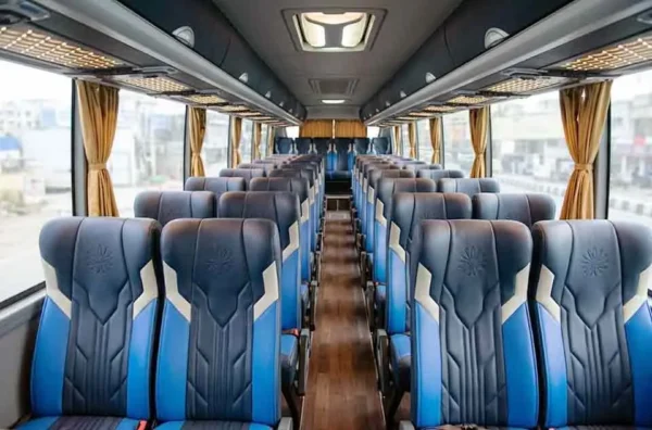 sewa bus pariwisata bersih dan steril Tangerang