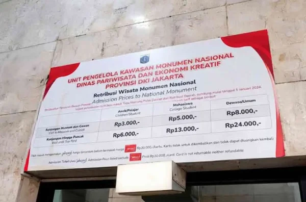 cara beli tiket rombongan Monas