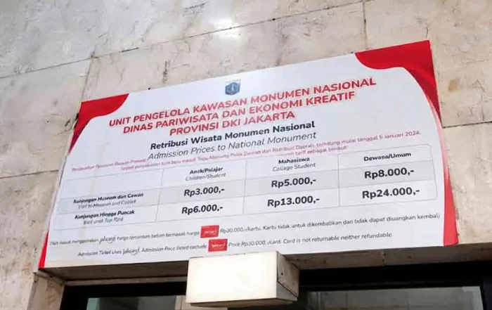 cara beli tiket rombongan Monas