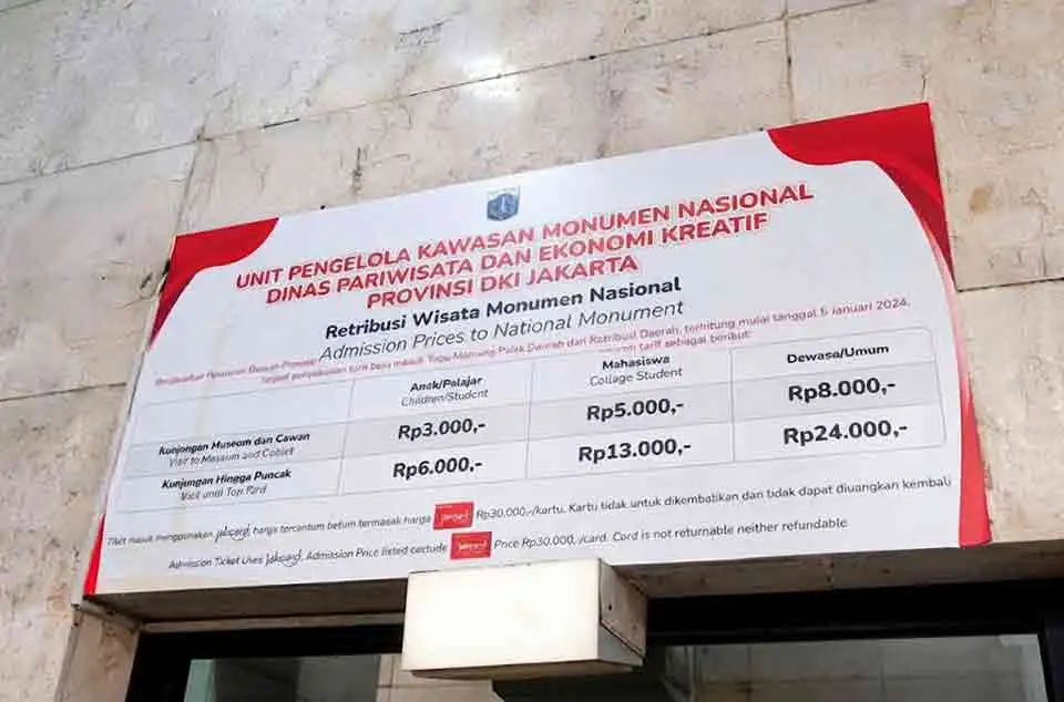 cara beli tiket rombongan Monas